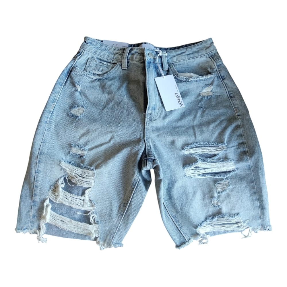 VERVET Distressed Denim Shorts